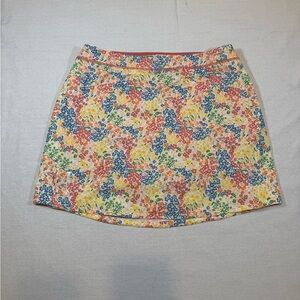 Ralph Lauren RLX GOLF 17" Stretch Floral Performance Skort Size M
